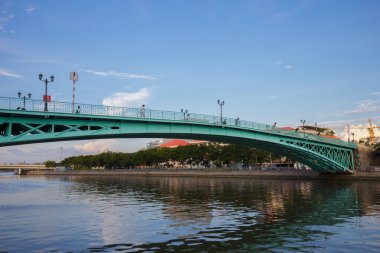 Saigon riverside view at downtown center with buildings across riverside Saigon river Ho Chi Minh City