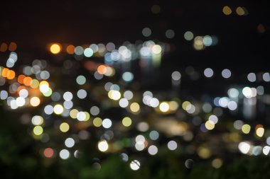 Şehir gece ışık arka plan soyut
