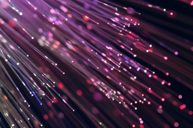 Fiber optik ışık soyut arka planı için