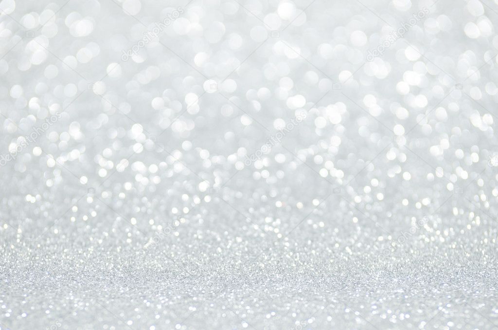 defocused abstract silver lights background