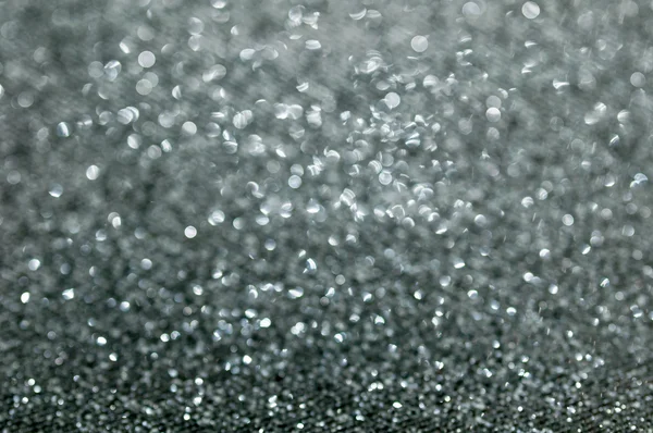 Desfocado abstrato preto prata luzes fundo — Fotografia de Stock