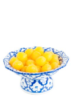 kanom thong yod (altın yumurta sarısı damla)