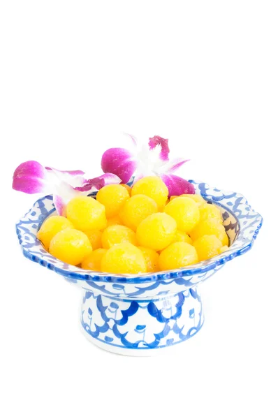 Petra tanga jód (zlatá vejce žloutky kapky) — Stock fotografie