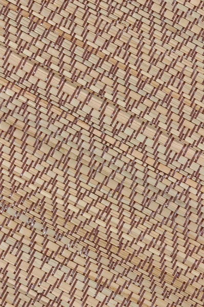 Handcraft weave texture thai sedge mat background — Stock Photo, Image