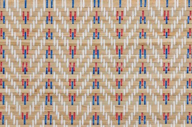 handcraft weave texture thai sedge mat background clipart