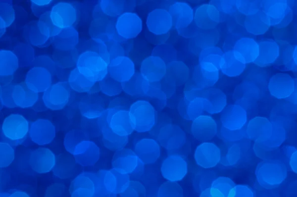 Fondo de luces azules abstractas desenfocadas — Foto de Stock