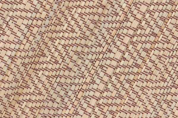 Handcraft weave texture thai sedge mat background — Stock Photo, Image