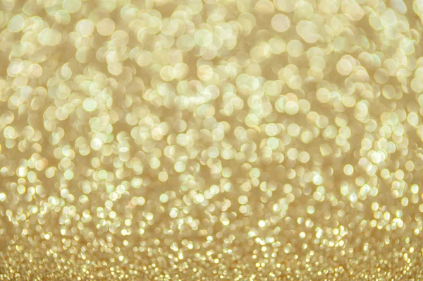 Defokussierte abstrakte goldene Lichter Hintergrund — Stockfoto