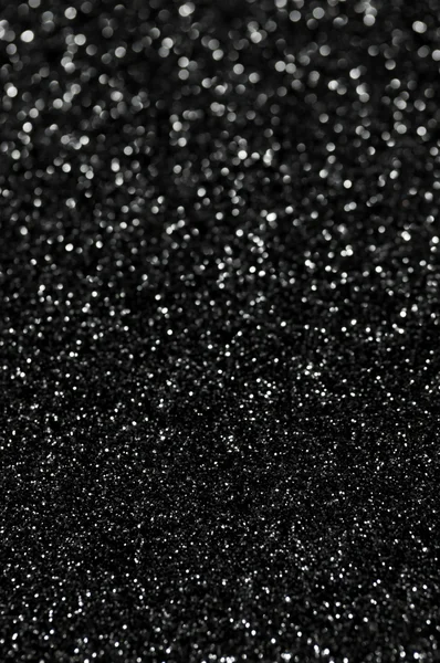 Desenfocado abstracto negro plata luces fondo — Foto de Stock