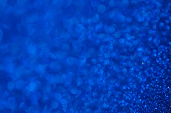 Desfocado abstrato azul luzes fundo — Fotografia de Stock
