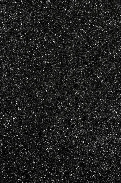 Black glitter texture background — Stock Photo, Image