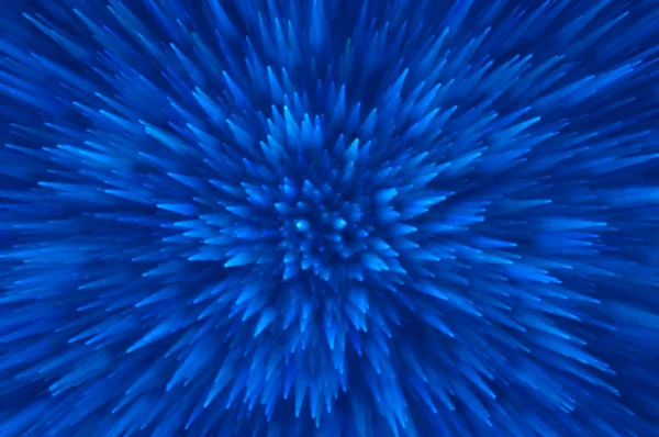 Bleu scintillant explosion lumières fond abstrait — Photo