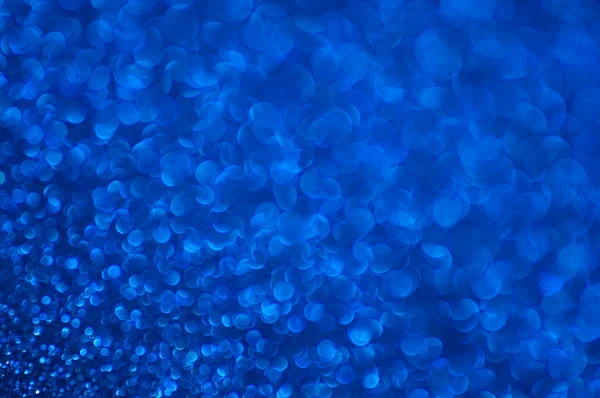 Fond abstrait déconcentré lumières bleues — Photo