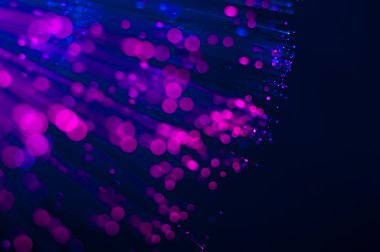 Fiber optik ışıklar soyut arkaplan