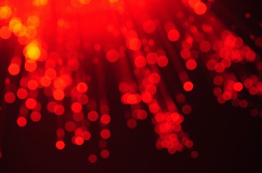 Fiber optik kırmızı ışıklar arka plan