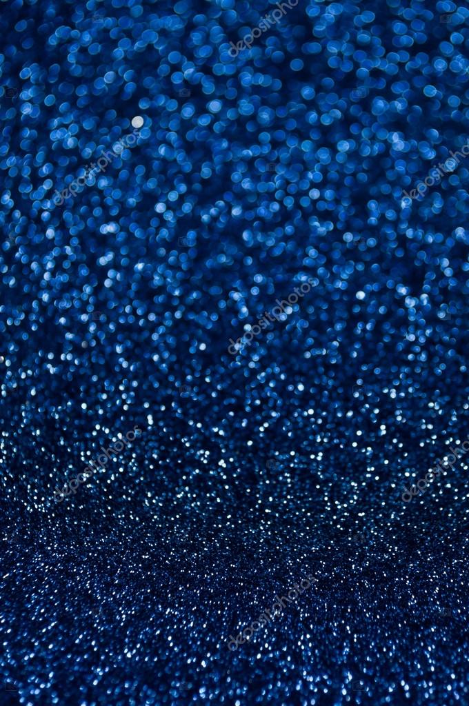 Defocused abstract navy blue lights background Stock Photo by