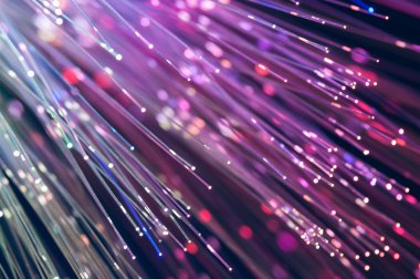 Fiber optik ışıklar soyut arkaplan