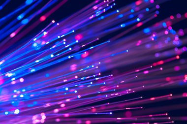 Fiber optik ışıklar soyut arkaplan