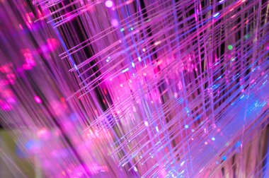 Fiber optik ışıklar soyut arkaplan