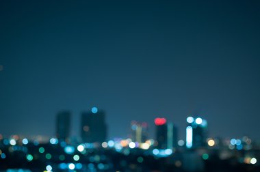 Şehir gece ışık arka plan soyut