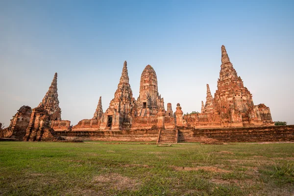 Wat chaiwatthanaram Tempel, Ayutthaya, Thailand — Stockfoto