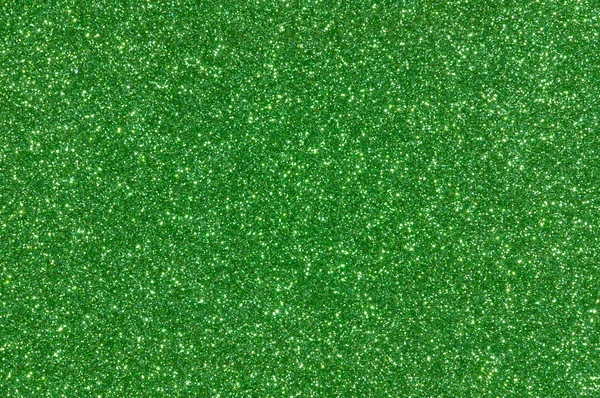 Grüne Glitzertextur abstrakter Hintergrund — Stockfoto