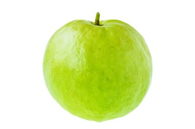 Guava beyaz arkaplanda izole edildi