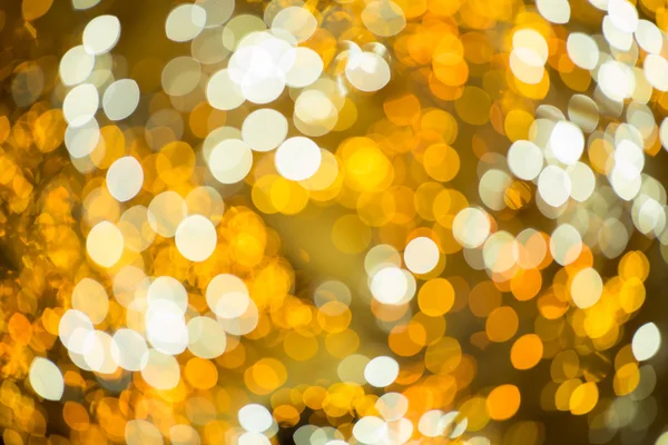 Defokussierte abstrakte goldene Lichter Hintergrund — Stockfoto