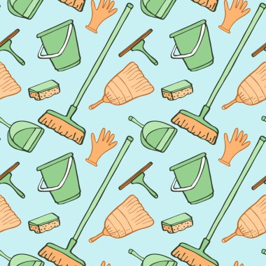 Dikişsiz desen araç vektör çizim Temizleme