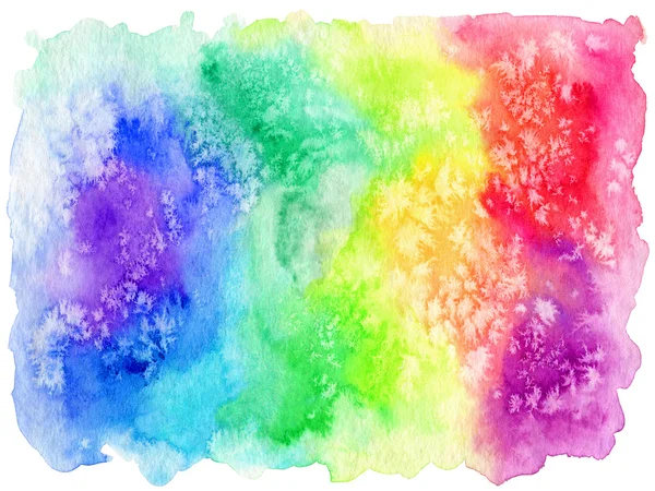 Regenbogen. Aquarellillustration. — Stockfoto