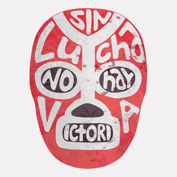 Maskę lucha libre. Ilustracja wektorowa — Wektor stockowy