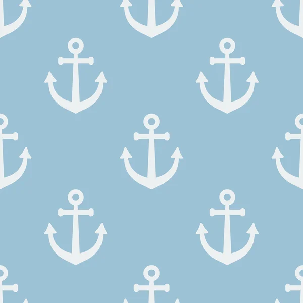 Seamless pattern with anchors. — Stock Vector