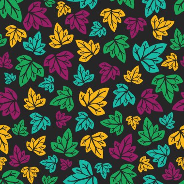 Süslü çiçek sorunsuz doku, vektör çizim.