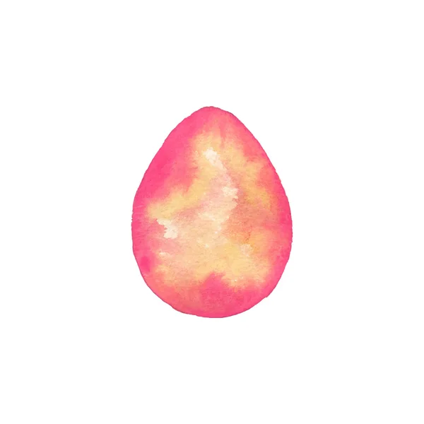 Huevo de Pascua. Ilustración vectorial de huevo acuarela con efecto ombre. Elemento decorativo Pascua . — Archivo Imágenes Vectoriales