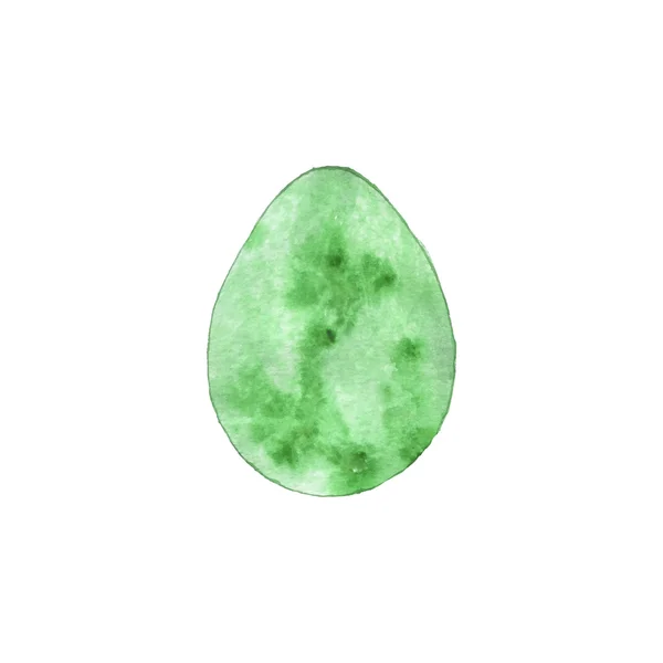 Huevo de Pascua. Ilustración vectorial de huevo acuarela con efecto ombre. Elemento decorativo Pascua . — Vector de stock