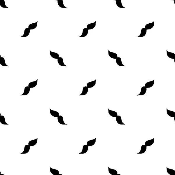 Seamless pattern with moustaches. Hand-drawn background. Vector illustration. — ストックベクタ