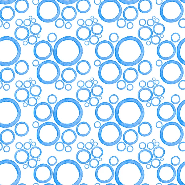 Seamless pattern with bubbles. Hand-drawn background. Vector illustration. — Stock vektor