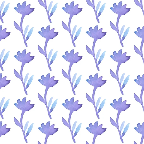 Seamless pattern with flowers. Hand-drawn background. Vector illustration. — 스톡 벡터