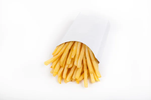 Pommes in der Packung — Stockfoto