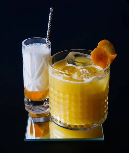 Cocktail com suco de laranja — Fotografia de Stock