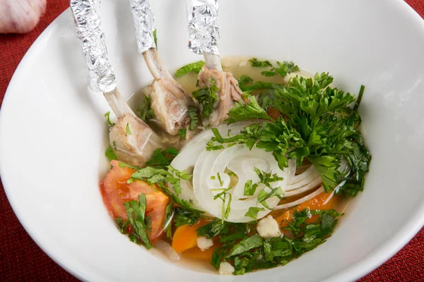 Sopa de cordero tradicional —  Fotos de Stock