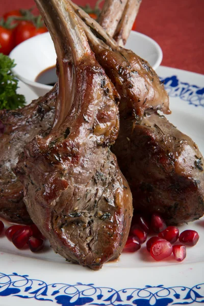 Grilled mutton meat — Stock Photo, Image