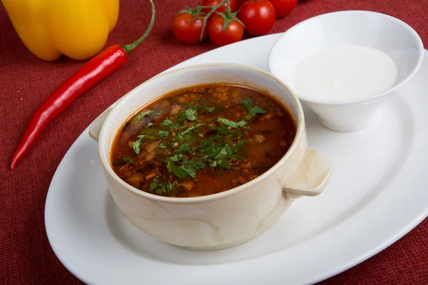 Middle eastern soup — Stock Image Middle eastern soup Stock Photo