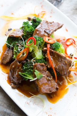 Çin baharatlı kızarmış et