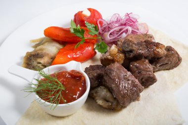 Izgara kuzu kebabı