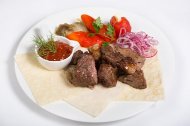 Izgara kuzu kebabı