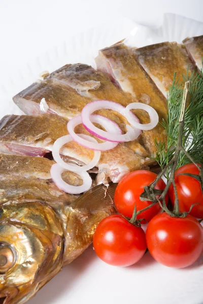 Smoked raw fish — Stock Photo, Image