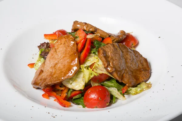 Salada de rosbife — Fotografia de Stock