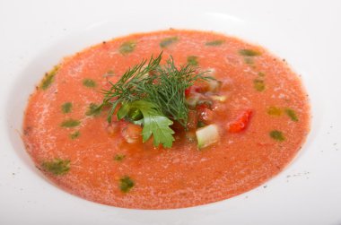 soğuk domates çorbası