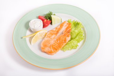 sebzeli somon bifteği